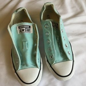 Teal Converse All Stars Chucks EUC